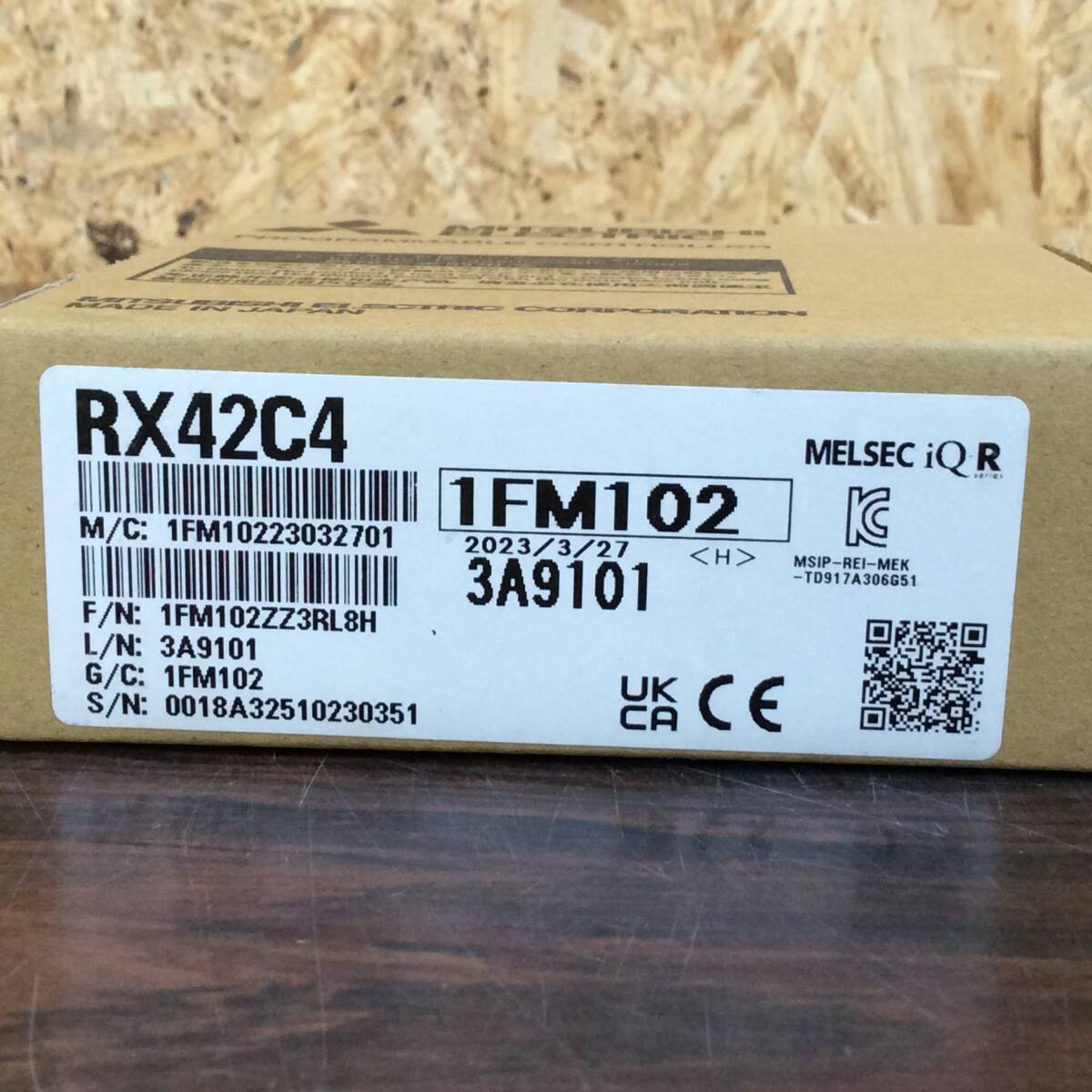 ●【RH-9176】未使用 MITSUBISHI 三菱電機 DC入力ユニット RX42C4 シーケンサ【レターパックプラス・送料全国一律520円可】_画像3