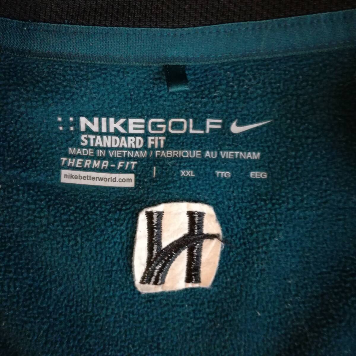 アメリカ古着 中古 NIKE ナイキ ゴルフウェア メンズ XXLサイズ 3L ブルゾン スポーツウェア ゴルフ グリーン系 ストレッチ素材 送料無料