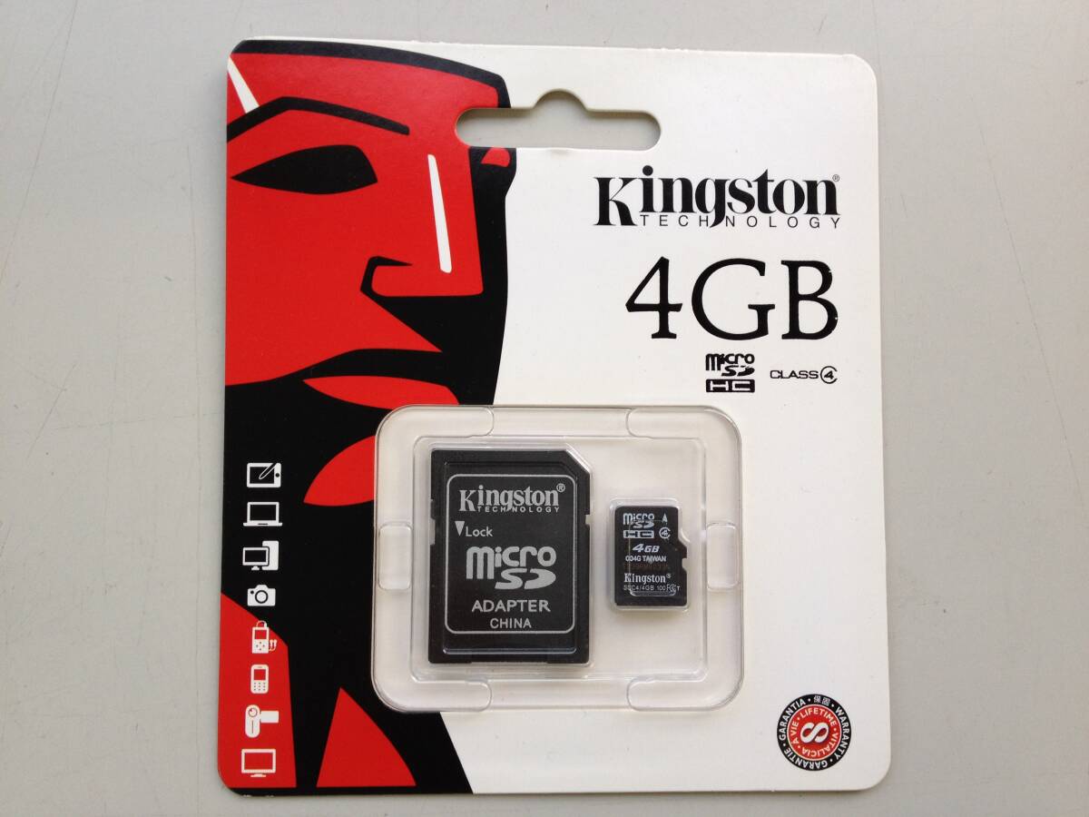 ●【新品未使用】キングストン　SDカード　SDC4/4GB_画像1