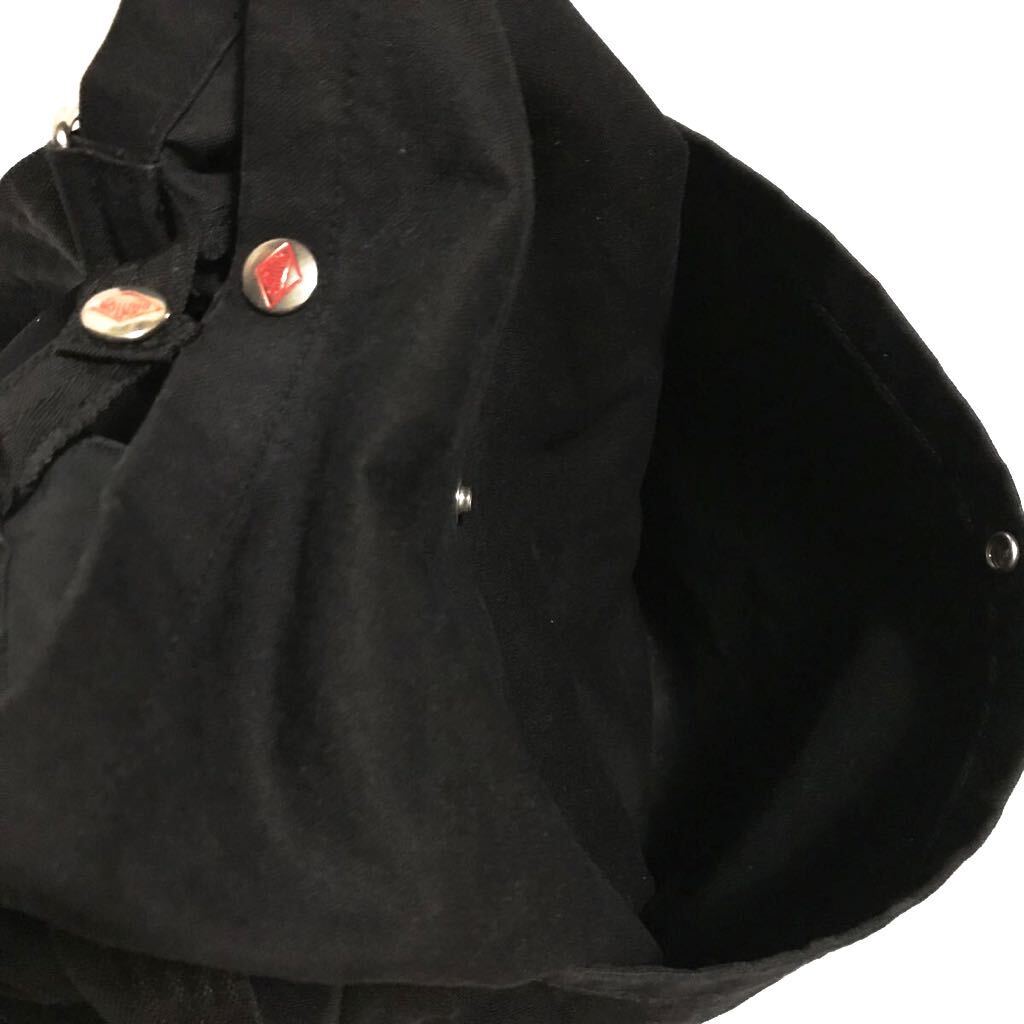 DANTON/3WAY COTTON CANVAS BAG/Shoulder Backpack/Black/ Dan ton / cotton canvas bag / shoulder rucksack / black / tote bag 