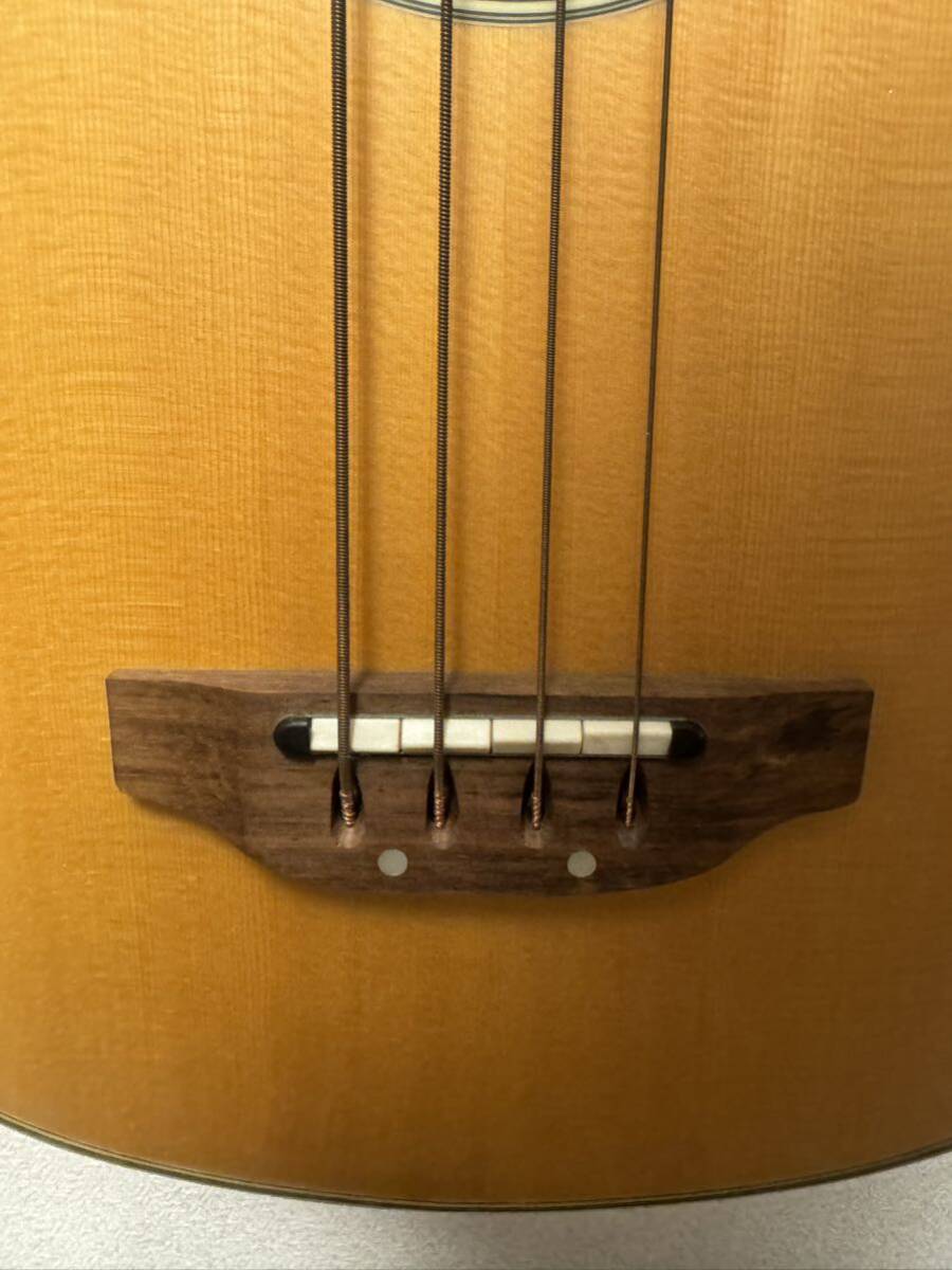 【個人輸入 美品】 HOHNER HAB-40N acoustic bass ホーナー プリアンプ付エレアコ フルアコ 1997年購入 ほぼ未使用 ケース付 代行業者OK_画像5