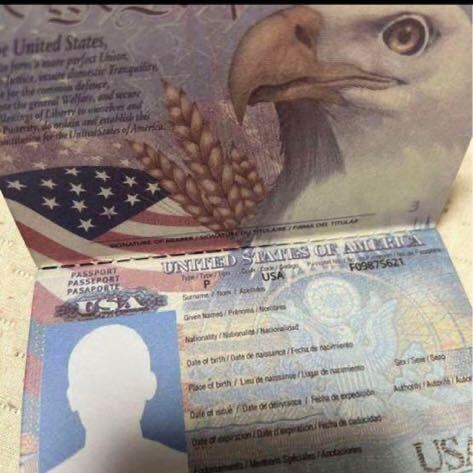 激レアCIA USA アメリカパスポート(映画撮影用小道具) アメリカ合衆国旅券　アメリカ UNITED STATES_画像2
