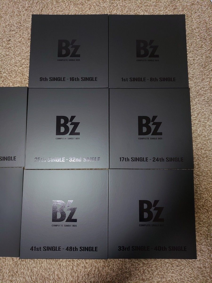 B'z COMPLETE SINGLE BOX Black Edition 