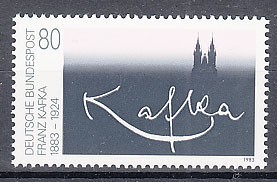  west Germany 1983 year unused NH well-known person / author / Kafka #1178