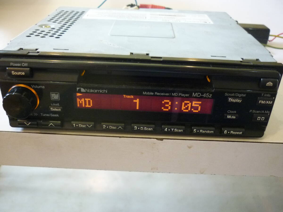  редкий редкость высококачественный звук "Накамити" MD-45z MD тюнер панель 