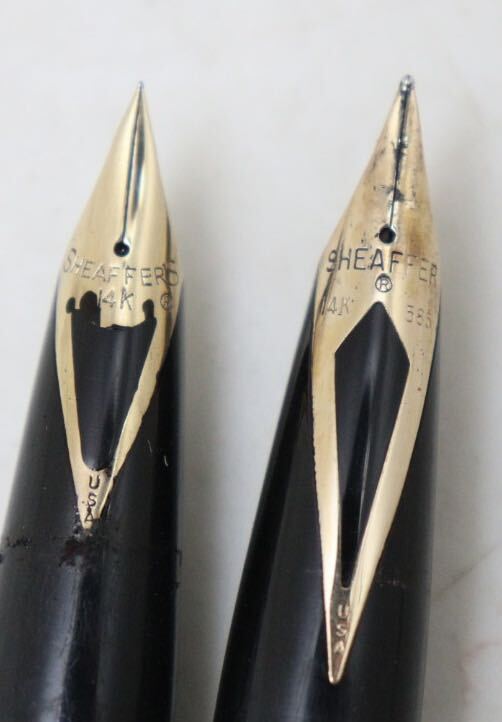 シェーファー/SHEAFFER/スターリングシルバー/STERLING SILVER/万年筆/ペン先 14K 585/2本セットの画像4