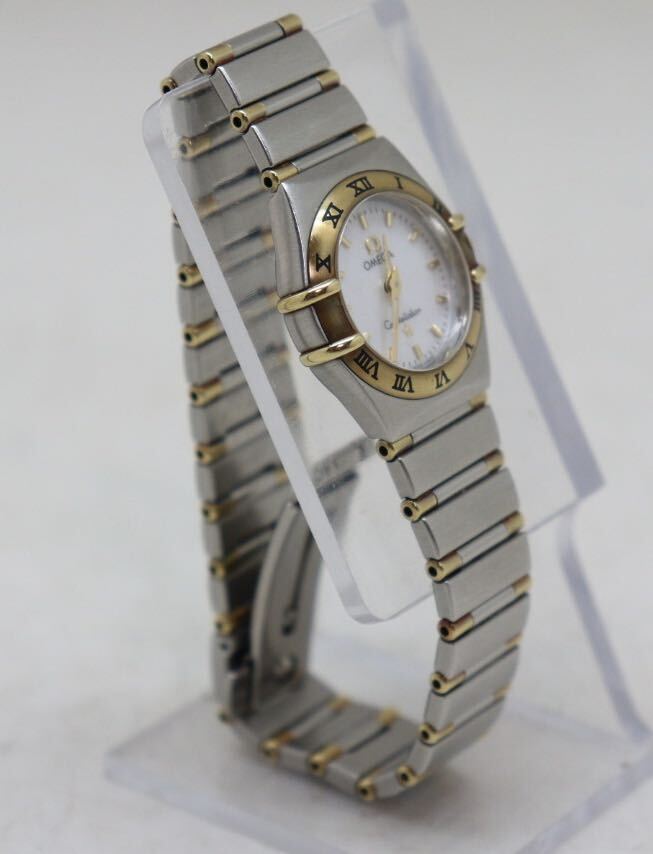  Omega /OMEGA/ Constellation Mini /1362.70/SS×YG/ combination / white shell face / lady's / quartz / half bar 