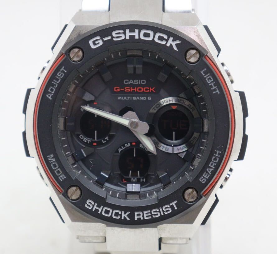  Casio /CASIO/G-SHOCK/GST-W1000/ Tough Solar / дыра teji/ мужской / радиоволны солнечный 