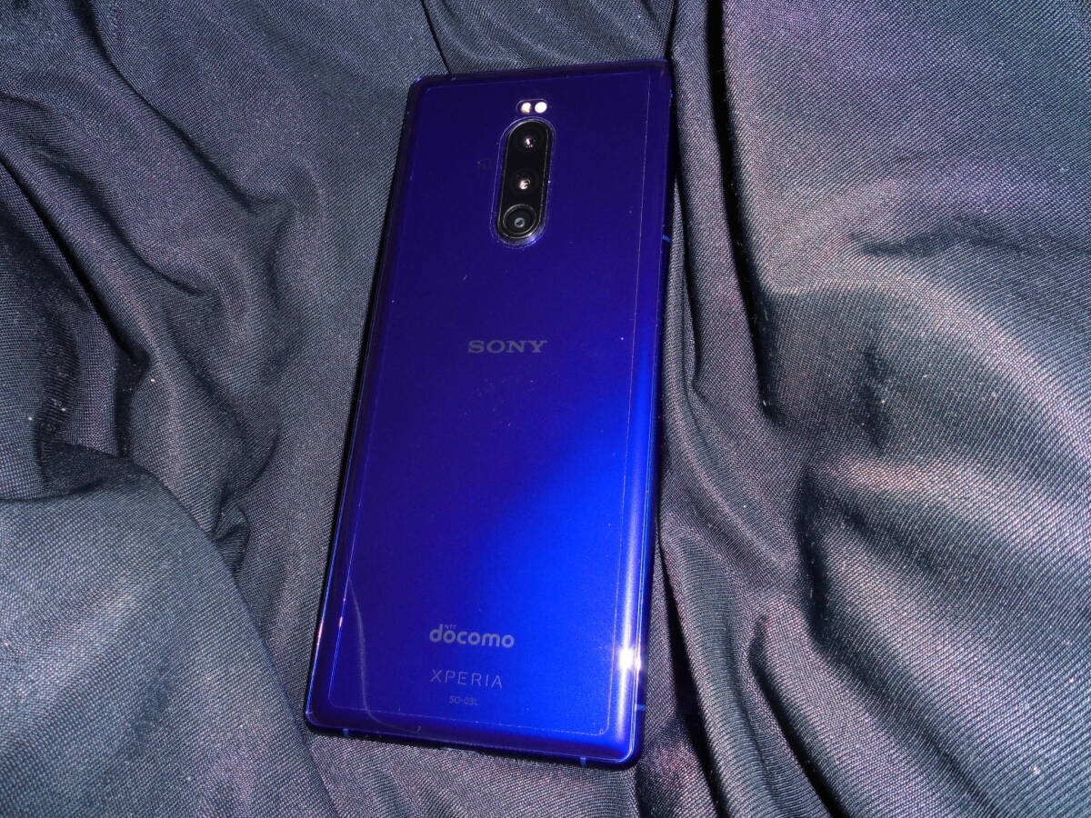 【美品】SONY　Xperia1 SO-03L　Purple ドコモ Android11_画像4