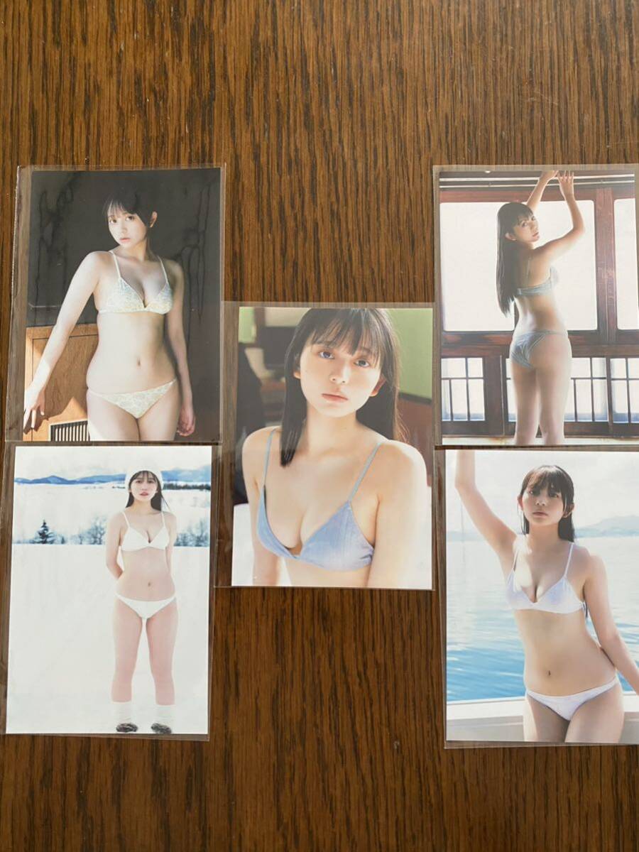 【新品未使用直筆サイン本＋グラビア生写真10枚】蓬莱舞1st写真集『あいまい』の画像5