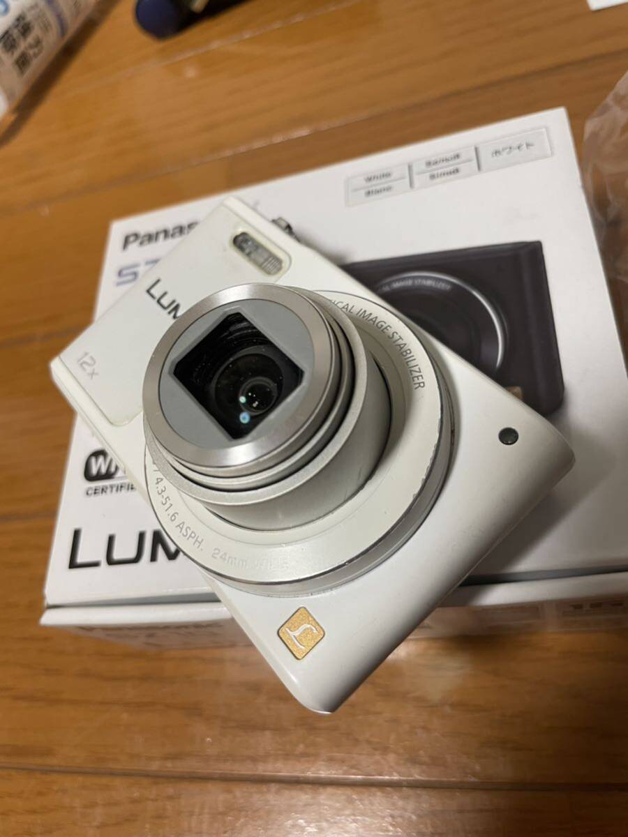 Panasonic LUMIX DMC-SZ10-W コンパクトデジタルカメラ 動作品_画像6