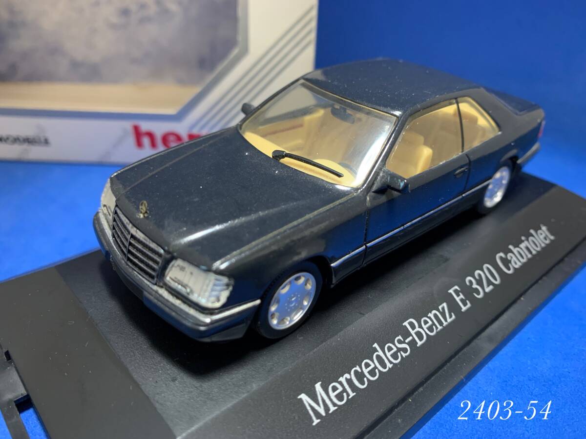 ◆◆絶版 1/43◆◆ herpa Mercedes Benz メルセデスベンツ E320 Cabriolet 箱あり　＜2403-54＞_画像1