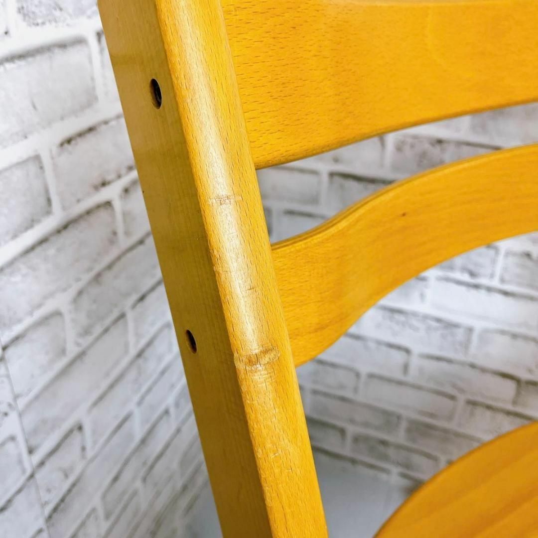 【足置き無し】ストッケ トリップトラップ 子供椅子 ハイチェア 北欧_画像3