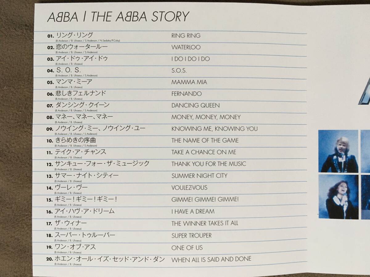 【 送料無料！・希少な盤面良品の商品！】★ABBA ベスト盤◇アバ　スーパー・ベスト◇全20曲収録★_画像8