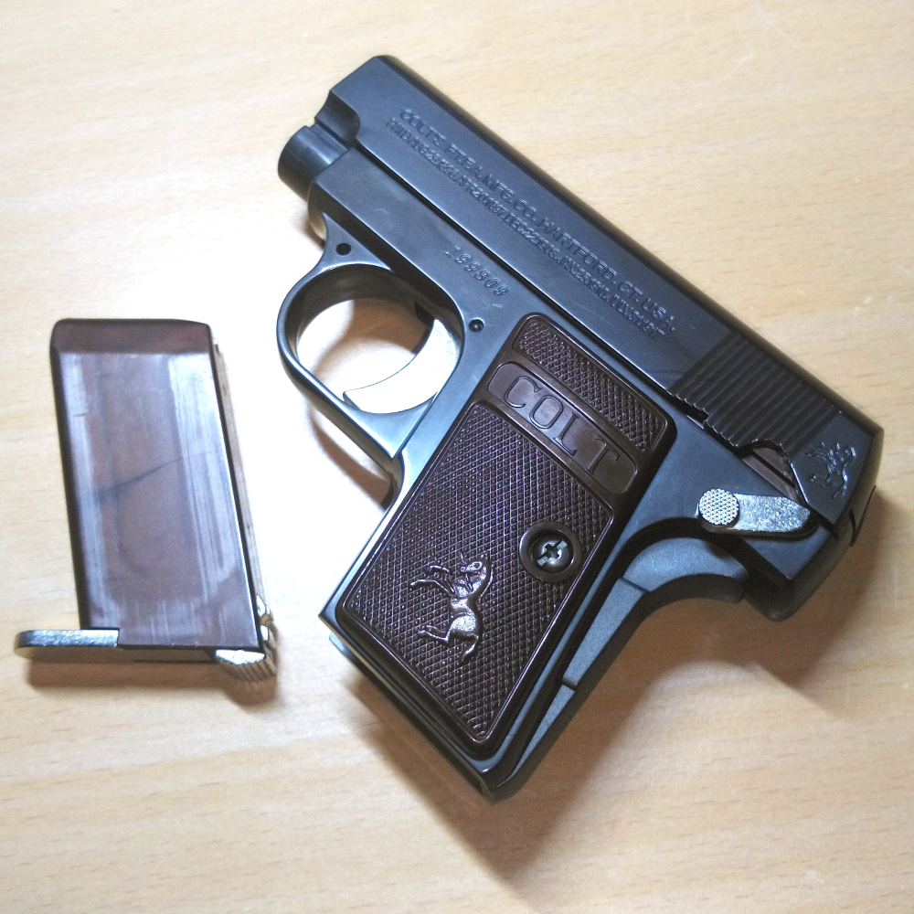 【中古品】エアガン アカデミー Auto Hardball Model 1758 アカデミー コルト 25 オート COLT AUTO エアガン 樹脂製 動作品