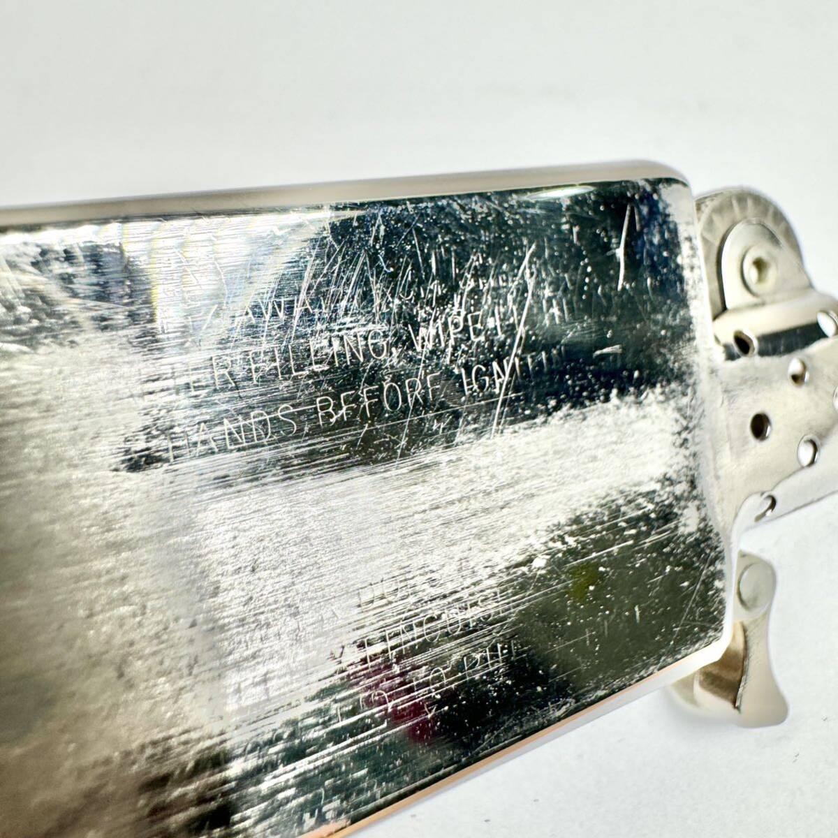 ZIPPO d9 ジッポー STERLING SILVER スターリング シルバー1994 スリム オイルライター 箱付き D