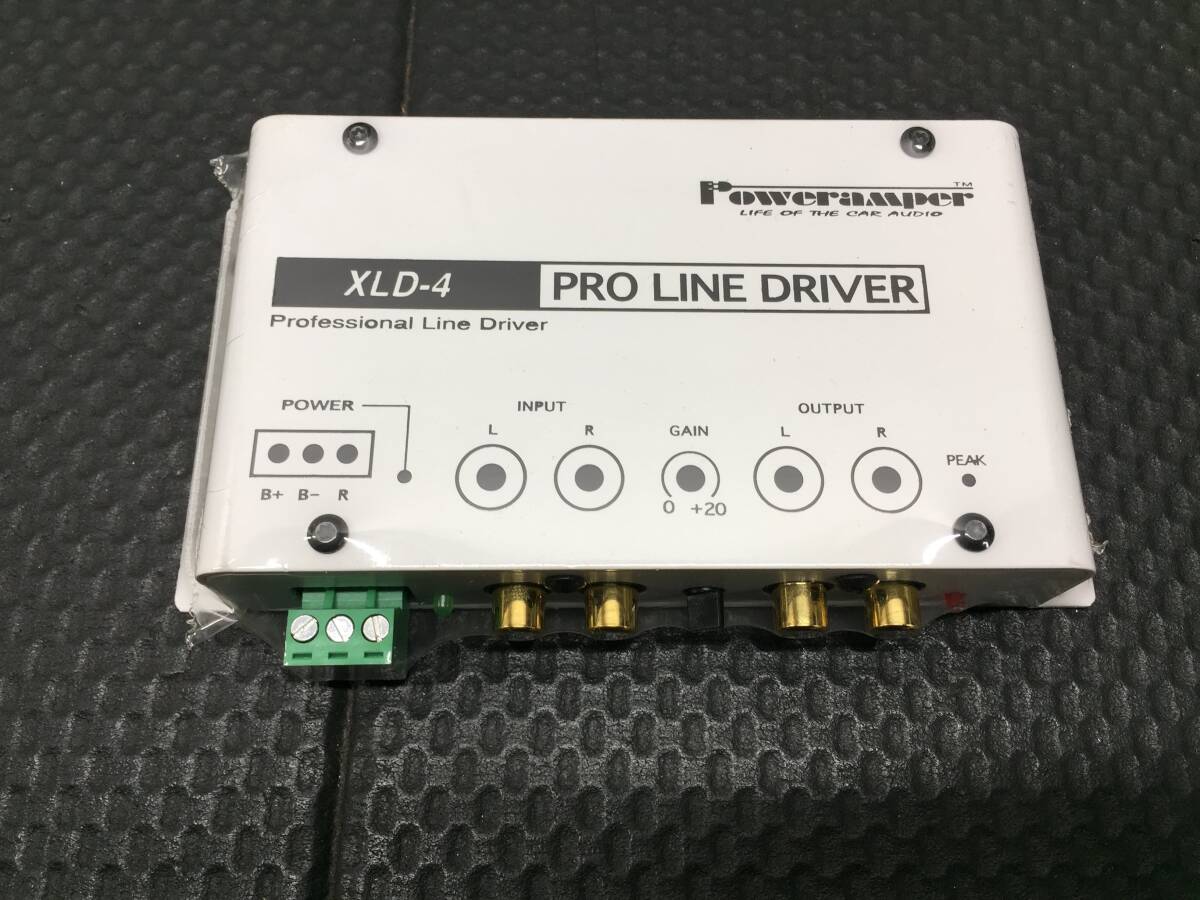 B 【カーオーディオ/ラインドライバー】 未使用 PowerAmper XLD-4 ProLineDriverの画像2