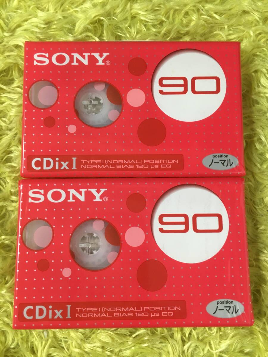 ★☆【カセットテープ】SONY・ソニー CDixI ノーマルポジション 90分 2本セット ☆★_画像2