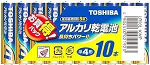 東芝(TOSHIBA) アルカリ乾電池 単4形10本パック LR03L 10M_画像1