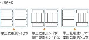 サンワサプライ 電池ケース単3形・単4形対応・クリア DG-BT5_画像3