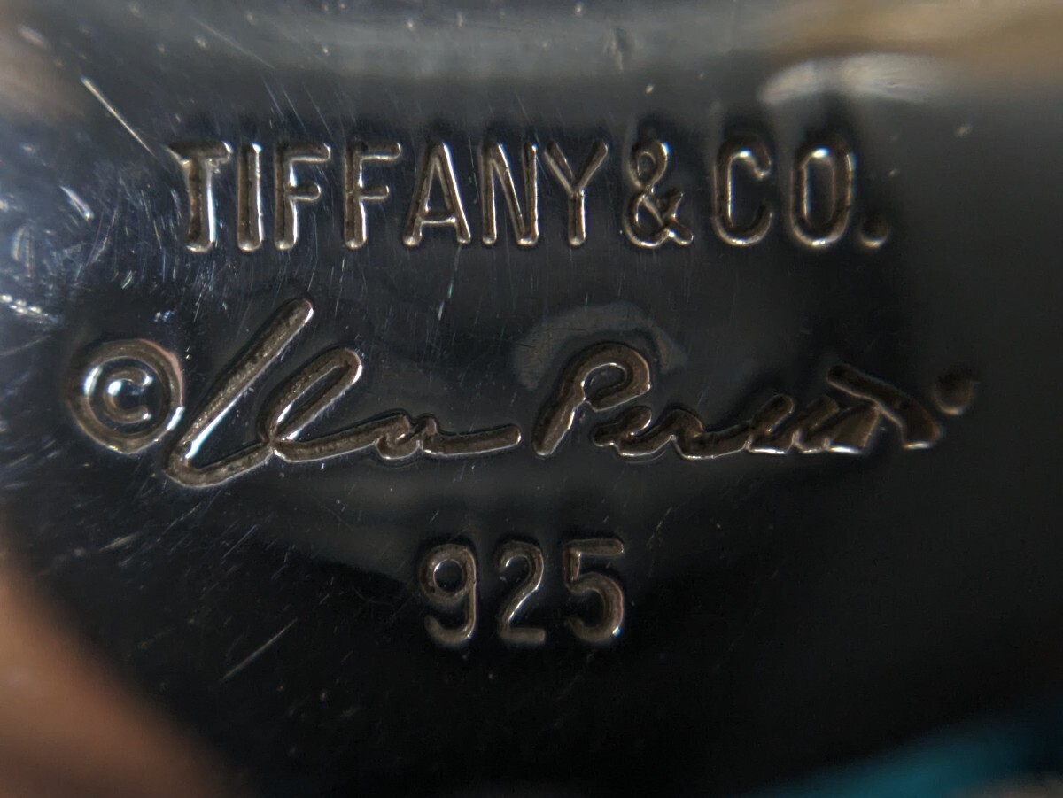 ④【TIFFANY&Co.】ティファニー エルサ・ペレッティ ビーン ネックレス シルバー925（箱・保存袋付き）_画像7