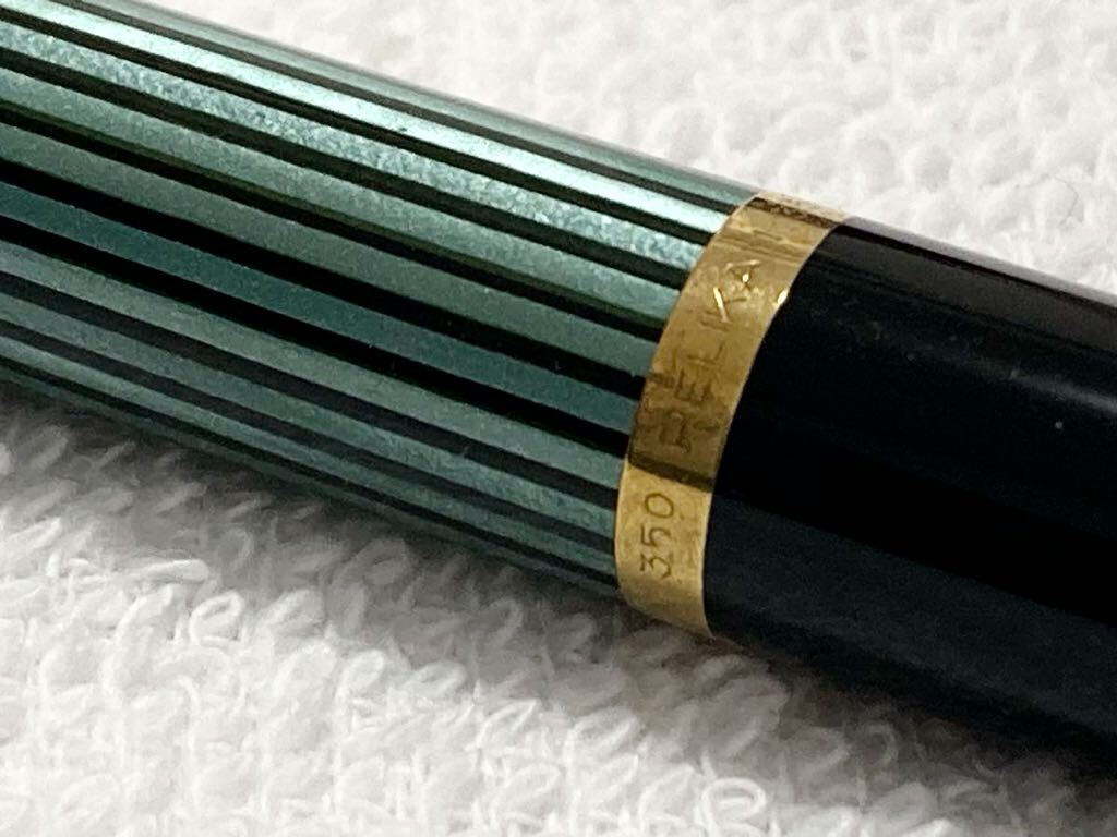 J605HC アンティーク ペリカンペンシル 350 緑縞_画像9