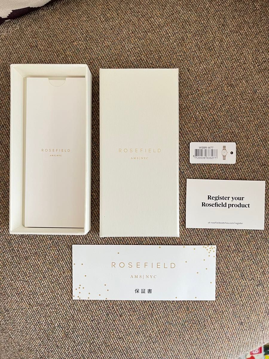 お値下げ！　rosefield ローズフィールド　腕時計　時計 WSBR-W77 保証書付き