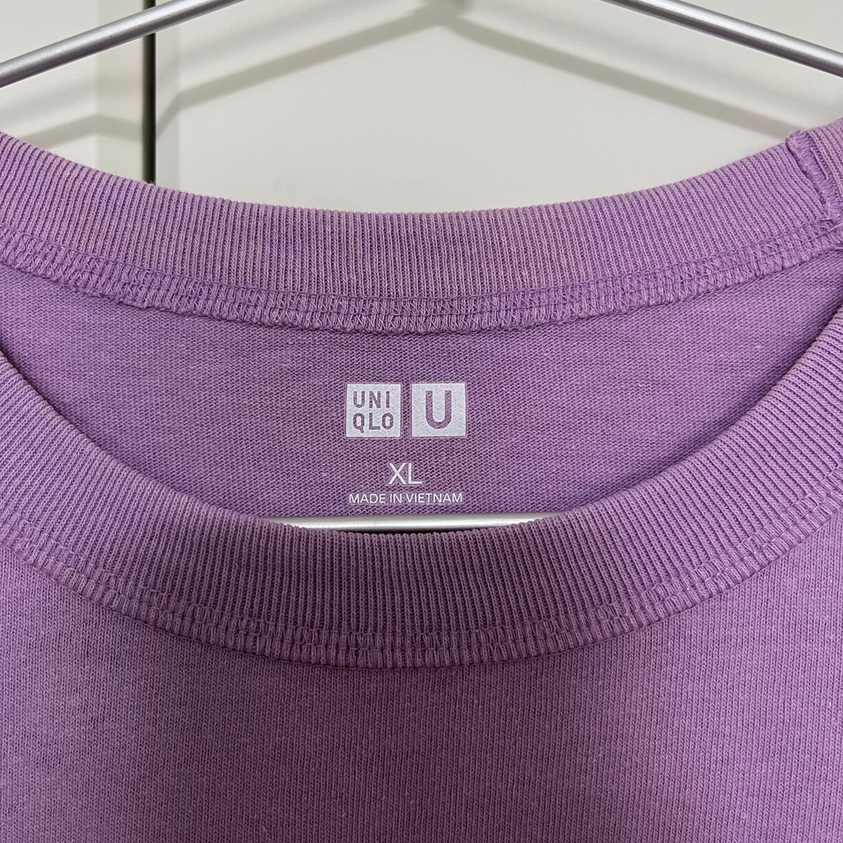 【UNIQLOU】オーバーサイズTシャツ　パープル