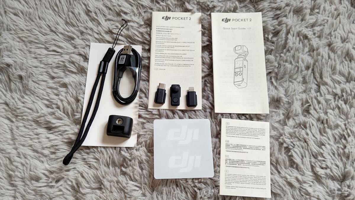 #DJI Pocket 2 wireless module accessory set #3 axis Gin bar camera 4K video camera osmo[ used ]