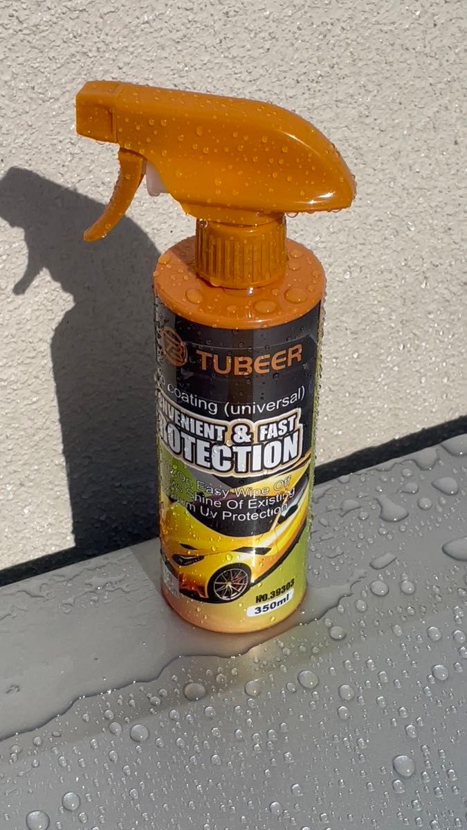 TUBEER ナノシリカコーティング 350ml 撥水簡易コーティングスプレー 全色車対応