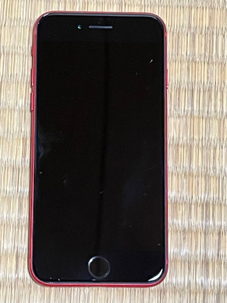 iPhoneSE2 64GB 赤 ケース SIMカード付き|