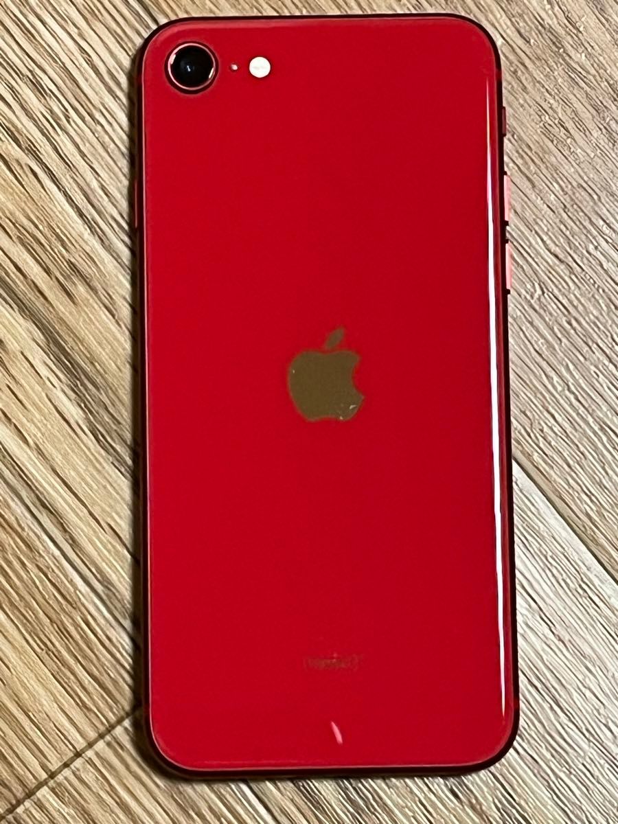 iPhoneSE2 64GB 赤　ケース、SIMカード付き