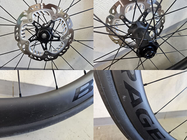 ■ 1円スタート売切り!! ■ BONTRAGER AEOLUS PRO5 DISC ボントレガー 前後カーボンホイール ロード チューブレスレディ シマノ11s対応_画像7