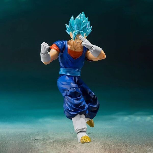 ドラゴンボール超 ベジータ ゴッド スーパーサイヤ人 アクションフィギュア パーツあり 14cm_画像2