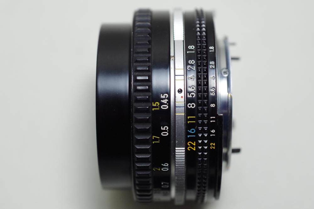 パンケーキレンズ Ai-S 50mm F1.8 国内版 中古送料込み 実写画像あり Nikon NIKKOR ニコン ニッコールの画像4