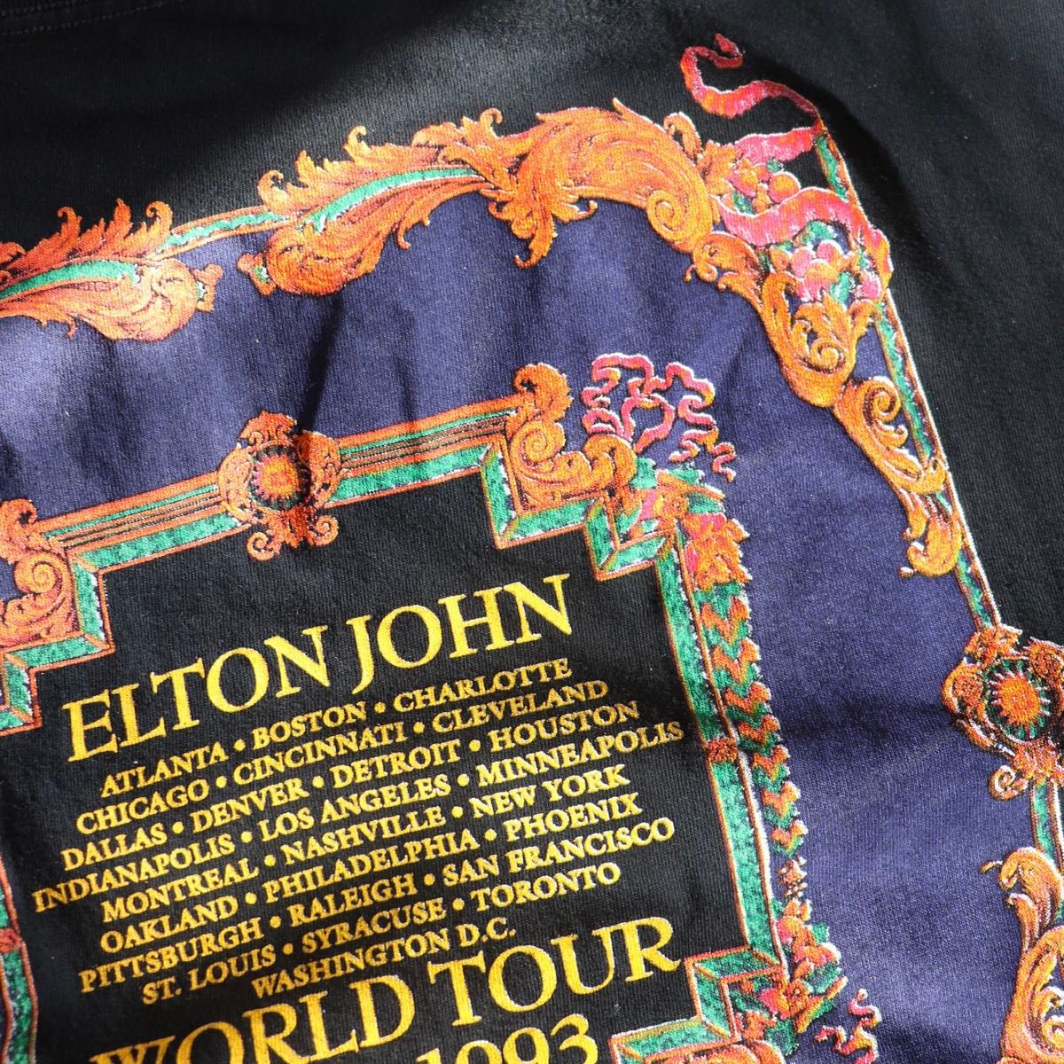 ヴィンテージ 90s VERSACE ELTON JOHN エルトンジョンTシャツ