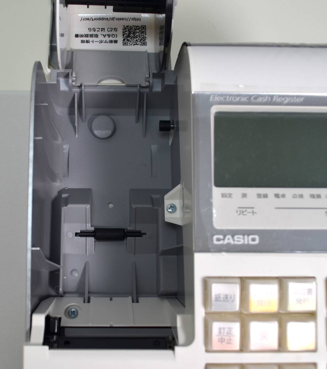  CASIO / TE-400-WE / 電子レジスタ 10部門 ドロア分離型 / インボイス対応レジ SDカード対応 _画像6