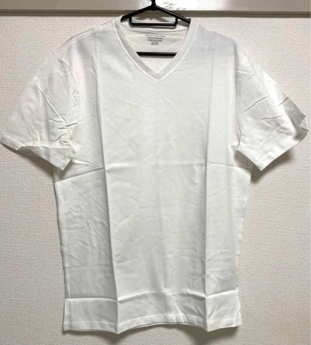 Amazon Essentials 2枚組 Tシャツ Vネック半袖メンズ M