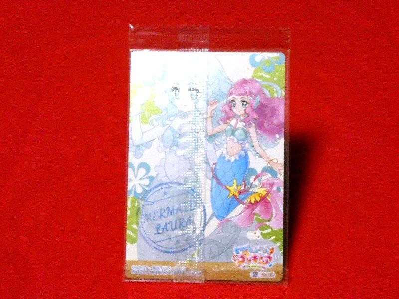 未開封 トロピカル～ジュ プリキュア Pretty Cure TradingCard カードトレカ MERMAIDLAURA N NO.05の画像2