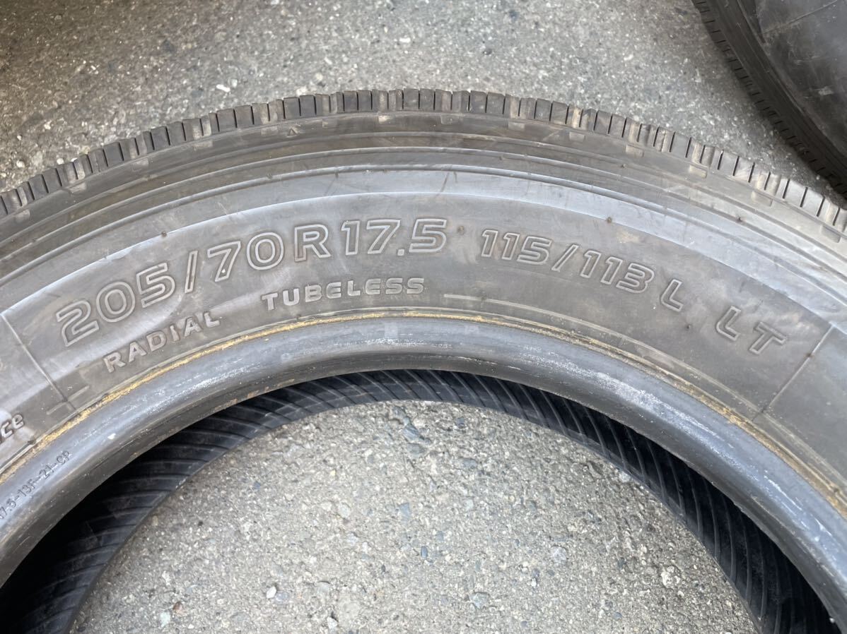 TOYO DELVEX M134 205/70r17.5 115/113L LT 7-8分 2020年_画像9