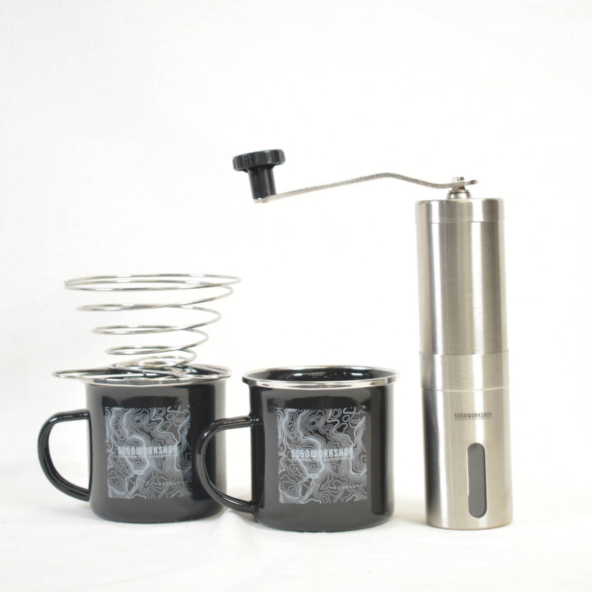 5050WORKSHOP PORTABLE COFFEE SET ポータブルコーヒーセット ブラック_画像2