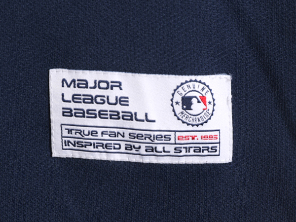 MLB オフィシャル TRUE FAN ヤンキース 半袖 ベースボール シャツ メンズ XL 程/ ゲームシャツ ユニフォーム 半袖シャツ 野球 大きいサイズ_画像5