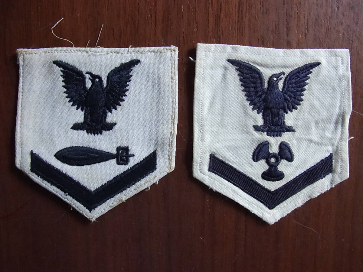 rWWll-朝鮮戦争時代の米海軍水兵の兵科階級章 6枚_画像4