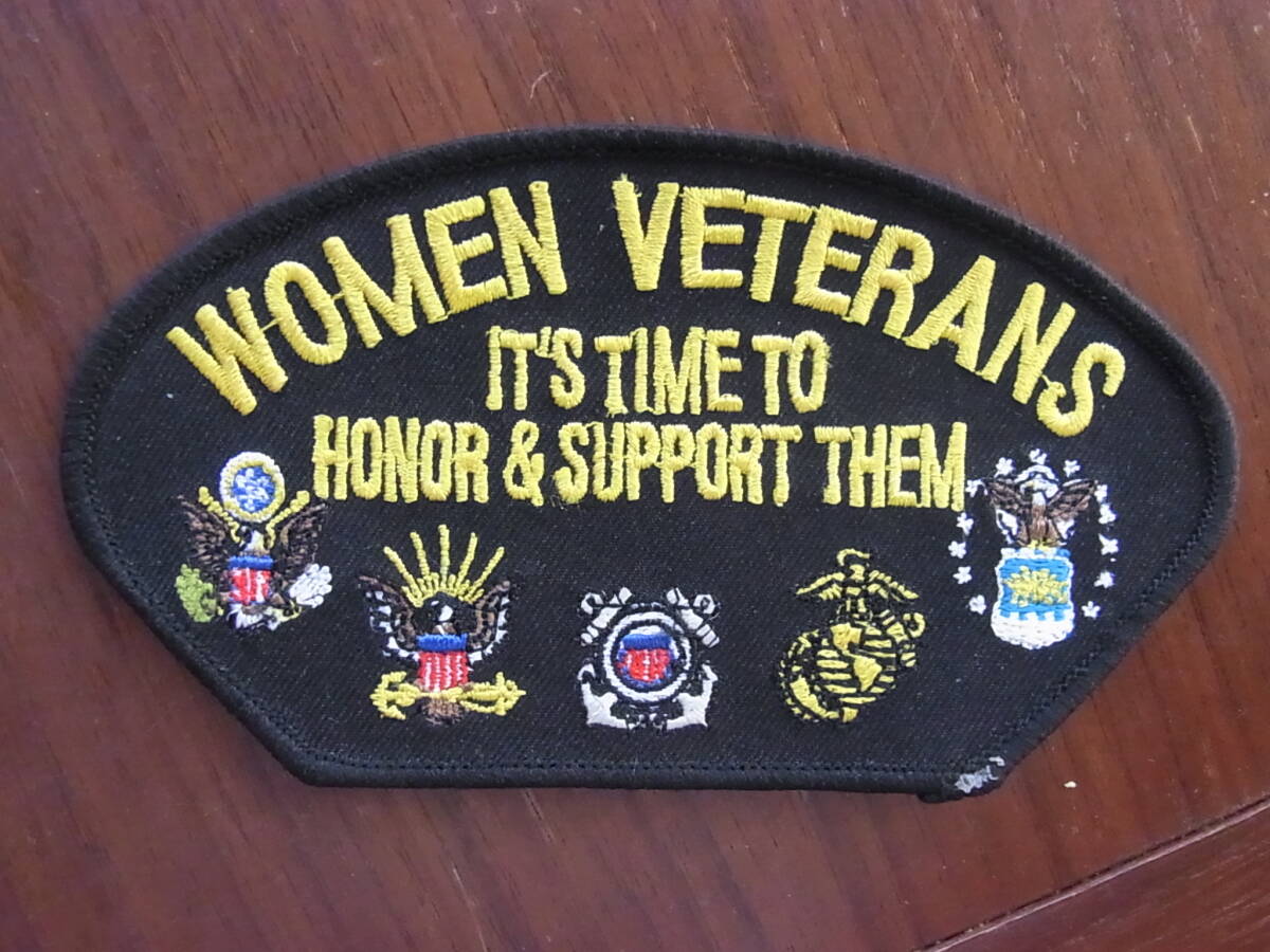 r米空軍退役兵と米軍の女性退役兵のボールキャップのパッチ_画像3