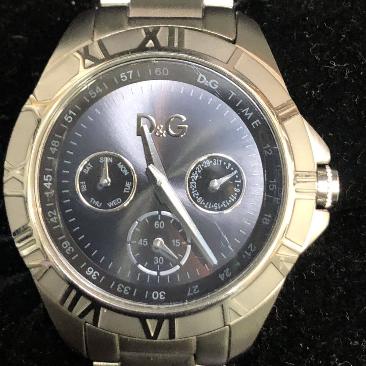 オススメ DOLCE＆GABBANAドルチェ&ガッバーナ DW0646 TIME クォーツ メンズ腕時計 時計 稼働品の画像2