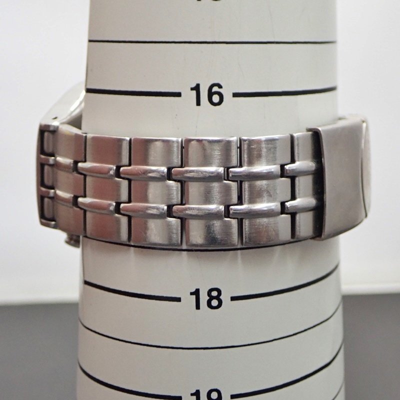 スウォッチ アイロニー 黒文字盤 クロノグラフ デイト クォーツ 40mm メンズ 腕時計 稼動品 電池交換済み Swatch IRONYの画像9