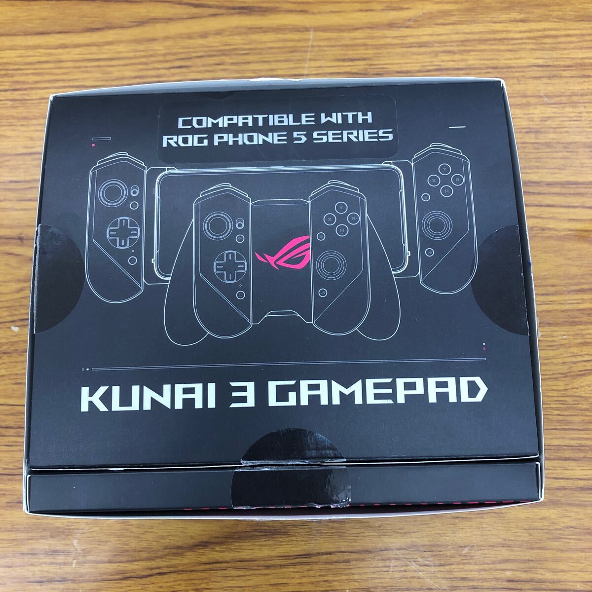 美品 ASUS KUNAI 3 GAMEPAD ROG5 ブラック ゲームパッド コントローラーの画像9