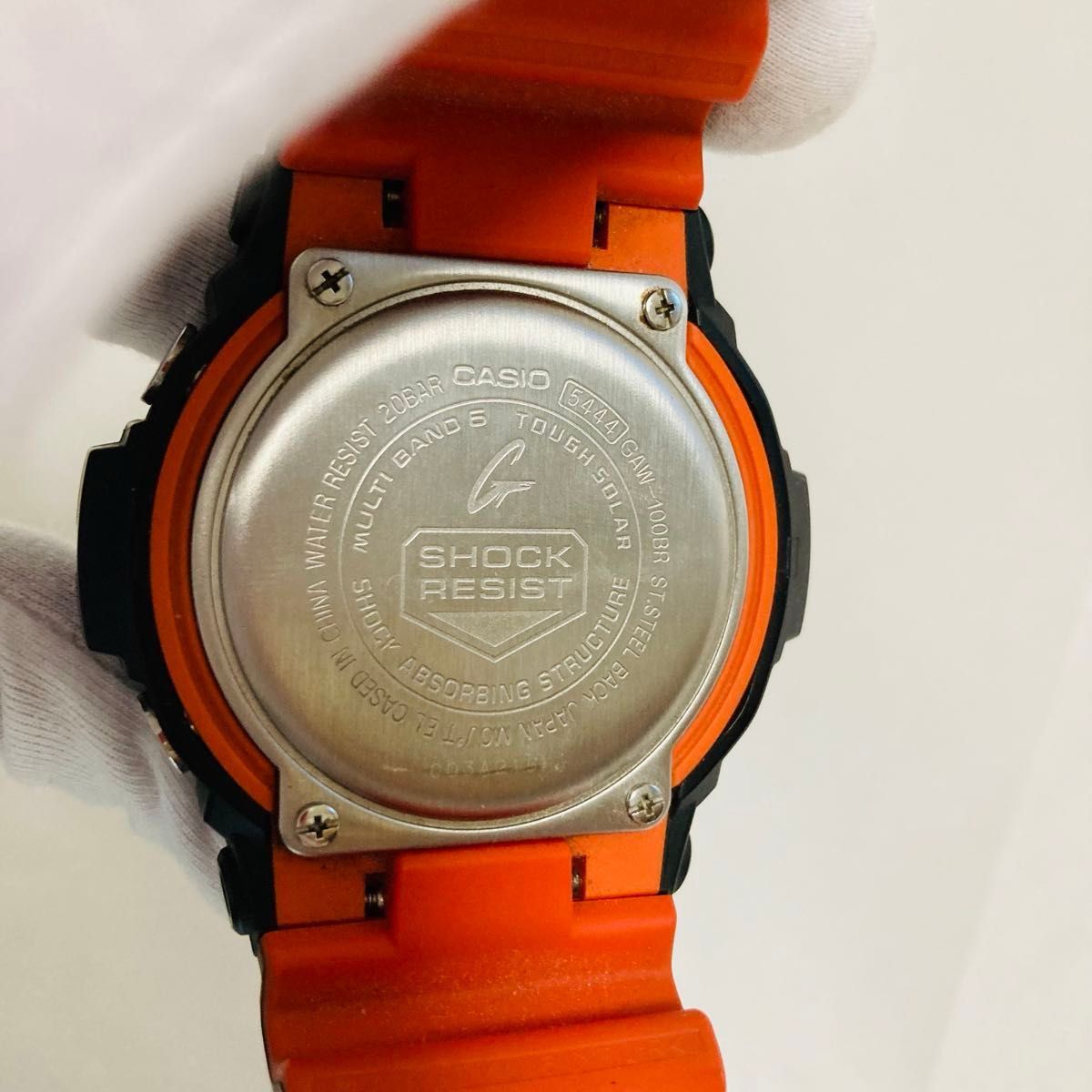 レア　CASIO G-SHOCK GAW-100BR-1AJF オレンジ　ブラック　黒 カシオ 腕時計 Gショック 希少　貴重