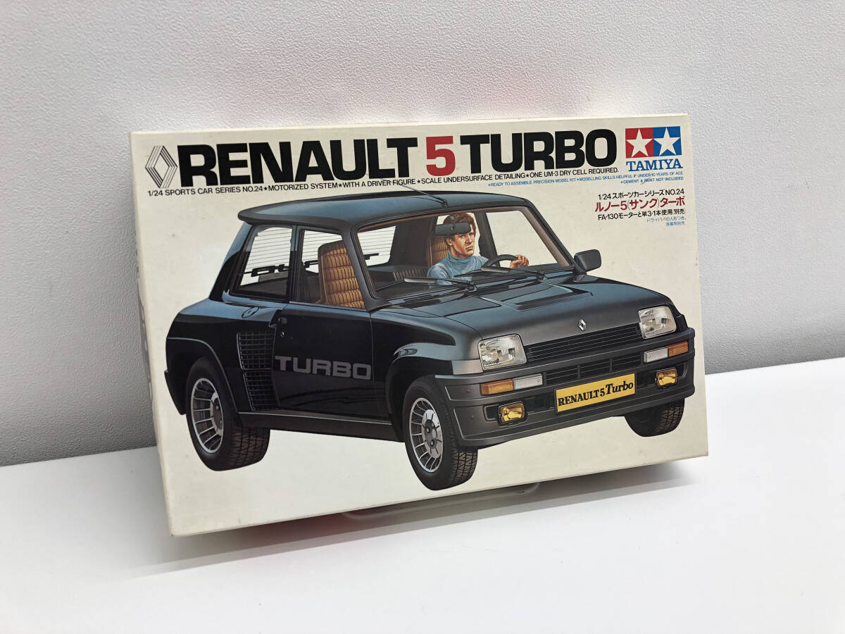 模型祭 タミヤ サンク ルノー 5 ターボ 1/24 24024 未組み立て RENAULT 5 TURBO 箱ダメージ有りの画像1