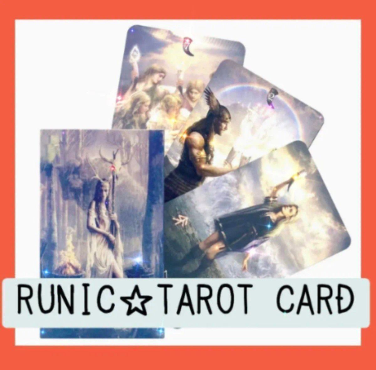 【新品】RUNIC TAROT　ルーン文字、ルーニックタロットカード